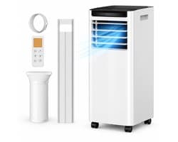 Mobiele airconditioner 7000 BTU 3-in-1 koeler met ontvochtiger stille slaapmodus timer R290 2000 W