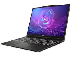 MSI VenturePro 16 A2RWFG-069NL Intel Core 7 240H Netbook 40,6 cm (16) 2K 16 GB DDR5-SDRAM 512 GB SSD NVIDIA GeForce RTX 5060 Wi-Fi 6E (802.11ax) Windows 11 Pro Grijs