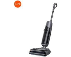 Joorly W90 Pro Draadloze Stofzuiger - Stofzuiger Mop Nat & Droog - Zelfreinigend - 7000Pa Zuigkracht - Grote Dubbele Watertank - Zwart