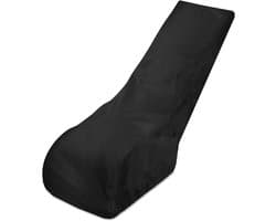 SnelShoppen - Waterproof Grasmaaier Hoes 420D Oxford Tuin Grasmaaier Bescherming met Trekkoord Zwart 186x102x66 cm