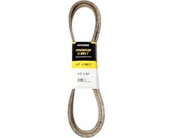 V-riem voor aandrijving - Versterkte aandrijfriem - Onderhoud grasmaaier - Kevlarversterking - 1/2" x 80" 2030mm - Beige