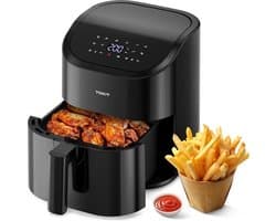 Compacte heteluchtfriteuse met 10 programma's - 4.5 liter en 1500W vermogen