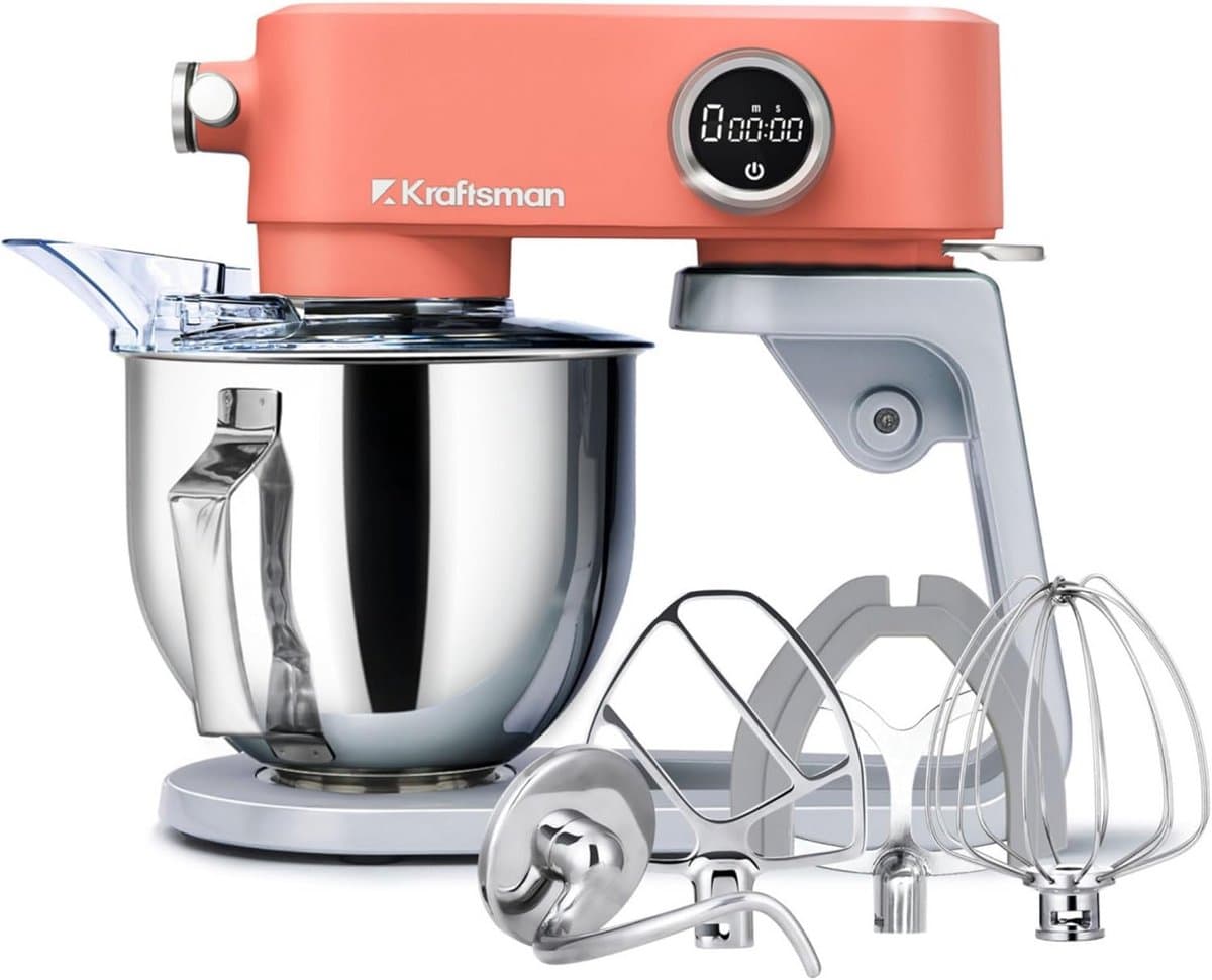 Krachtige Keukenmachine Volledig Metaal met 5 Liter Capaciteit en Timer — afbeelding 1