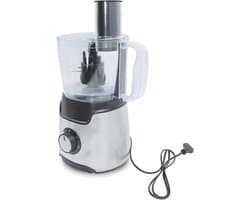 Multifunctionele keukenmachine 1,25L - 750W met 7 functies – handmatig snijden, hakken, raspen, kneden en meer