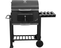 LUND Luxe Houtskoolgrill met Thermometer – XXL Grillrooster 57 x 37 cm – Inclusief Flesopener