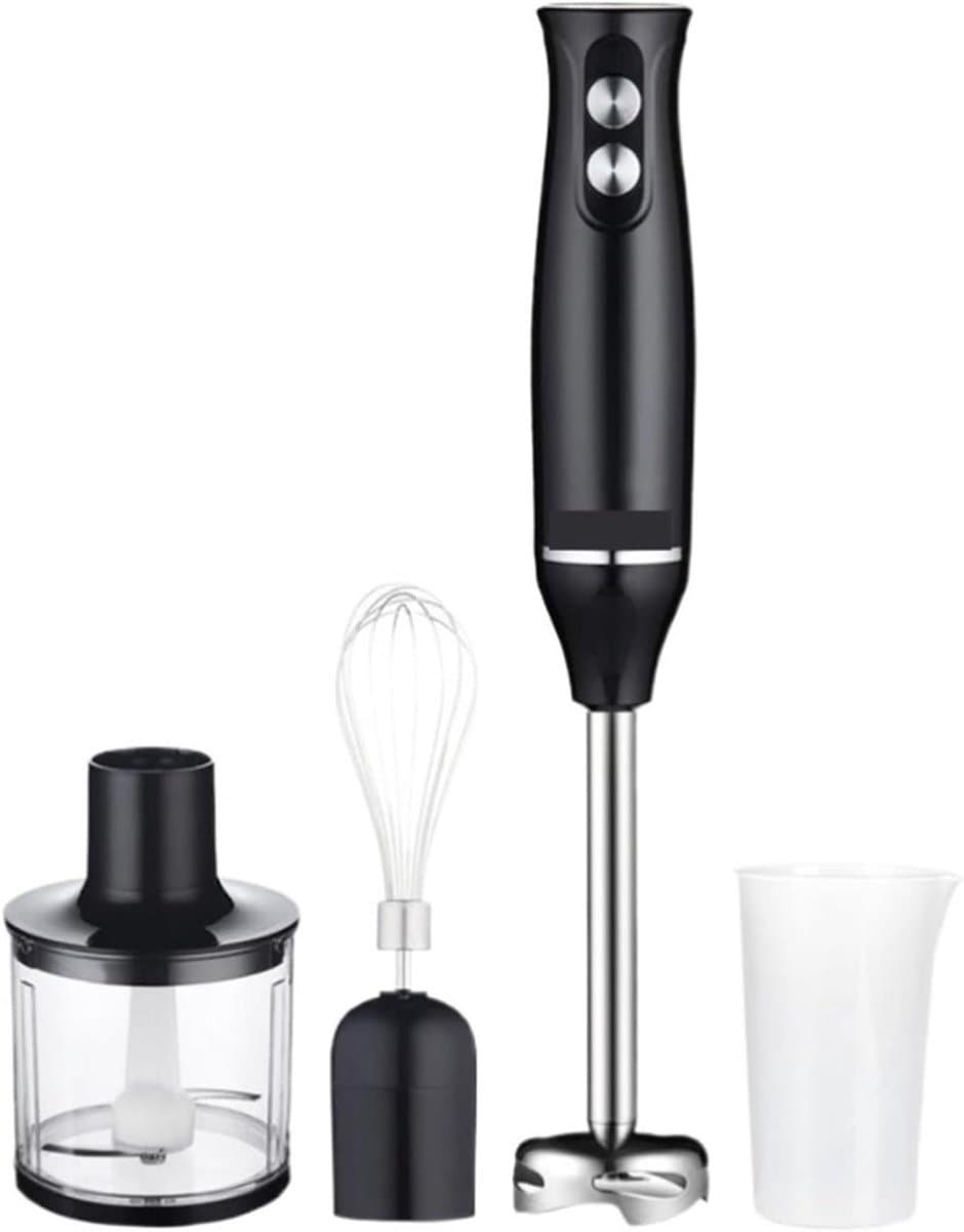 Elektrische Keukenmixer - Handmixer Deegmixer - Ingrediënten Verwerken - 4-in-1 Multifunctioneel - 500W - One Color — afbeelding 1
