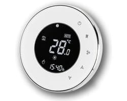 Slimme Thermostaat - Verwarming Bediening - Energie Besparen - App Bediening - 220 Volt - Wit