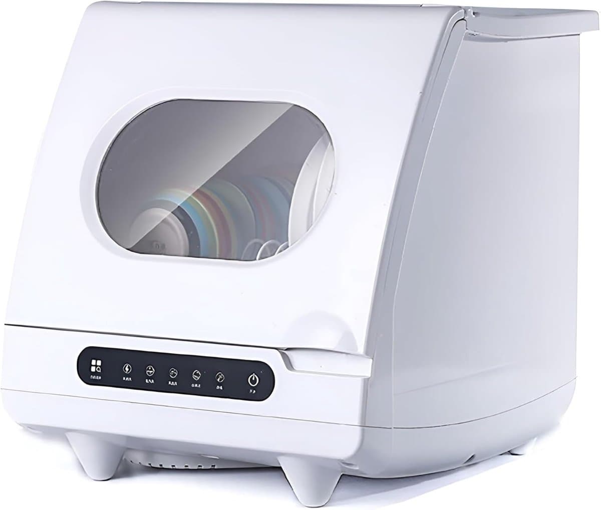 Desktop Vaatwasser - Mini Vaatwasser Aanrecht - Snel Afwassen - Sterilisatie 72°C - 40cm Breed - Wit — afbeelding 1