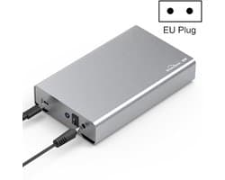 BluenDless U35Q 3.5 inch Full Metal Mobile Hard Disk Box Type-C / USB3.0 SATA Seriële desktop PC Externe harde schijf Box EU-stekker (Type-C)