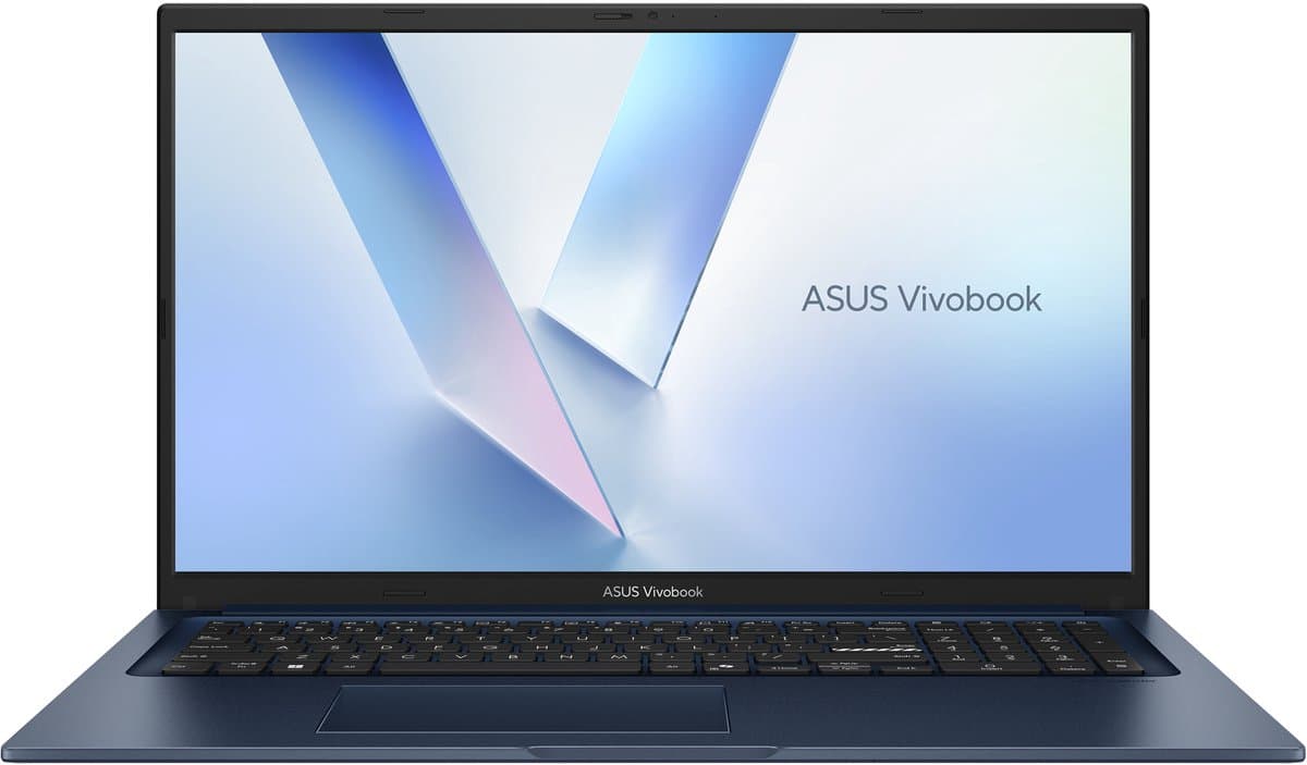 ASUS Vivobook 17 X1704MA-AU012W Intel Core 5 320 Laptop 43,9 cm (17.3") Full HD 16 GB DDR5-SDRAM 512 GB SSD Wi-Fi 6 (802.11ax) Windows 11 Home Nederlands Blauw — afbeelding 1