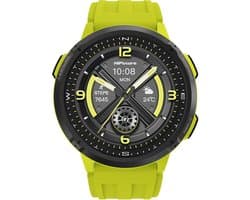 HiFuture MIX 3 Smartwatch - 1,43 inch AMOLED - Bluetooth bellen - Hartslagmeter & SpO2 - 47 mm - Geel