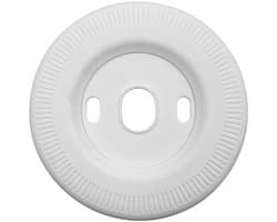 Thermostaat Beschermhoes - Afdekhoes Thermostaat - Muur Afdekken - Perfecte Pasvorm - 125 mm Diameter - Wit