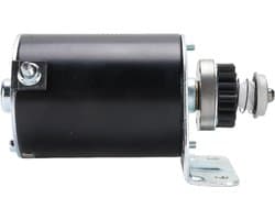 Grasmaaier Startmotor - Starter motor Vervangende motor - Gazon Onderhoud - Stalen Tandwiel 16 Tanden - ca. 169.5x1335 mm - Zwart