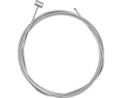 SnelShoppen - Stalen kabel 2m x 2.5mm voor motorapparatuur, 8x12mm peervormige kop - Geschikt voor grasmaaier, tractor, tuin en meer