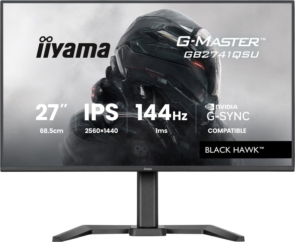 iiyama G-Master Black Hawk GB2741QSU-B1 27'' gaming monitor — afbeelding 1