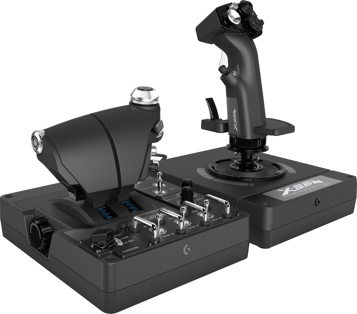 Logitech G Saitek Pro Flight X56 HOTAS - Flight Joystick - PC — afbeelding 1