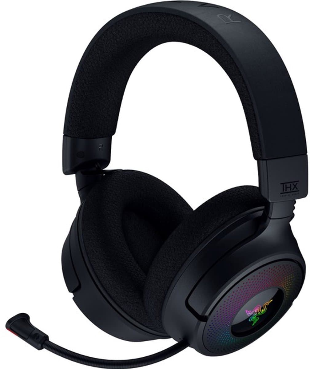 RAZER Kraken V4 RZ04-05170100-R3M1 Over-ear Draadloze gaming-headset Zwart — afbeelding 1