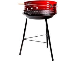 Aktive Houtskool Bbq 42 Cm Rood,Zwart