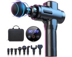 SCH® Massage Gun Professioneel - Massage Gun -Zwart - 15cm x 5cm x 22cm