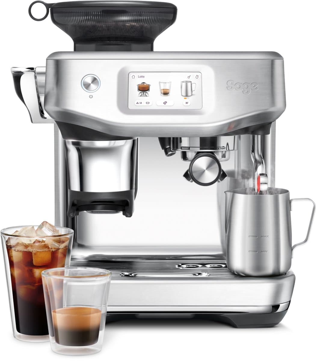Sage The Barista Touch Impress Cold - Pistonmachine Brushed Stainless Steel — afbeelding 1