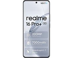 realme 16 Pro Plus 5G Grijs – 12GB+512GB | 200MP Camera | 7000mAh | 80W | IP69 | Snapdragon 7 Gen 4