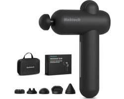 Draagbaar Mini Massagepistool voor Diepe Spierontspanning met 5 Koppen