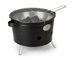 Lomera Draagbare Barbecue - Draagbare BBQ - Houtskoolbarbecue - Houtskool BBQ - Tafel BBQ - Tafelbarbecue - Tafelgrill - Mini BBQ - Camping Barbecue - Barbecue voor Strand - Barbecue voor Park - Barbecue voor Balkon