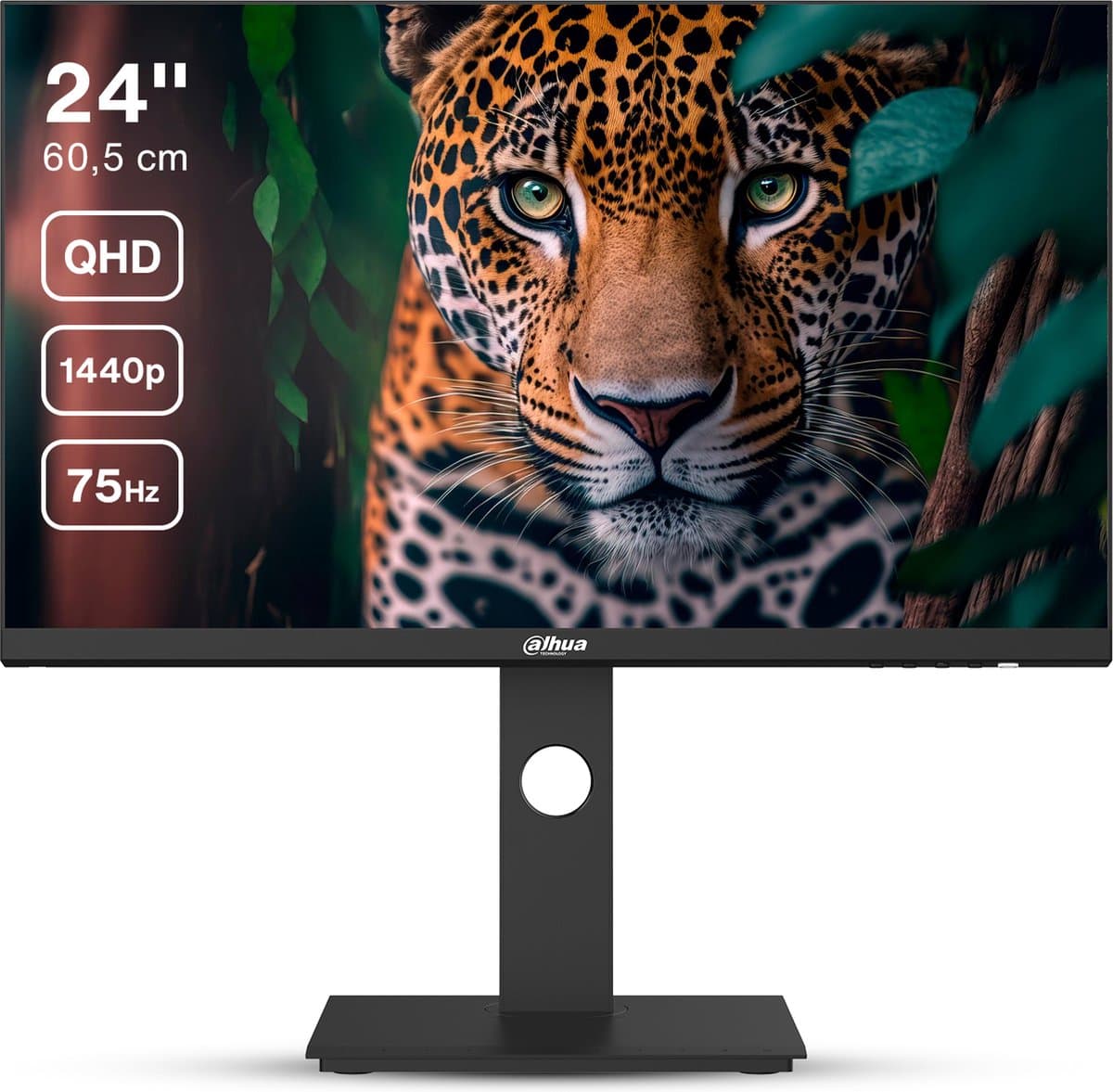 Dahua LM24-P301A QHD IPS Monitor - 75 Hz - USB-C - 24 inch - Inclusief HDMI kabel — afbeelding 1