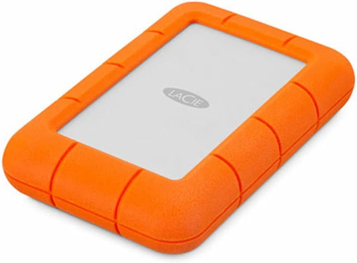 Externe Harde Schijf - Draagbare Opslag - Bestanden Opslaan - Schokbestendig Ontwerp - 25 Inch - Oranje — afbeelding 1