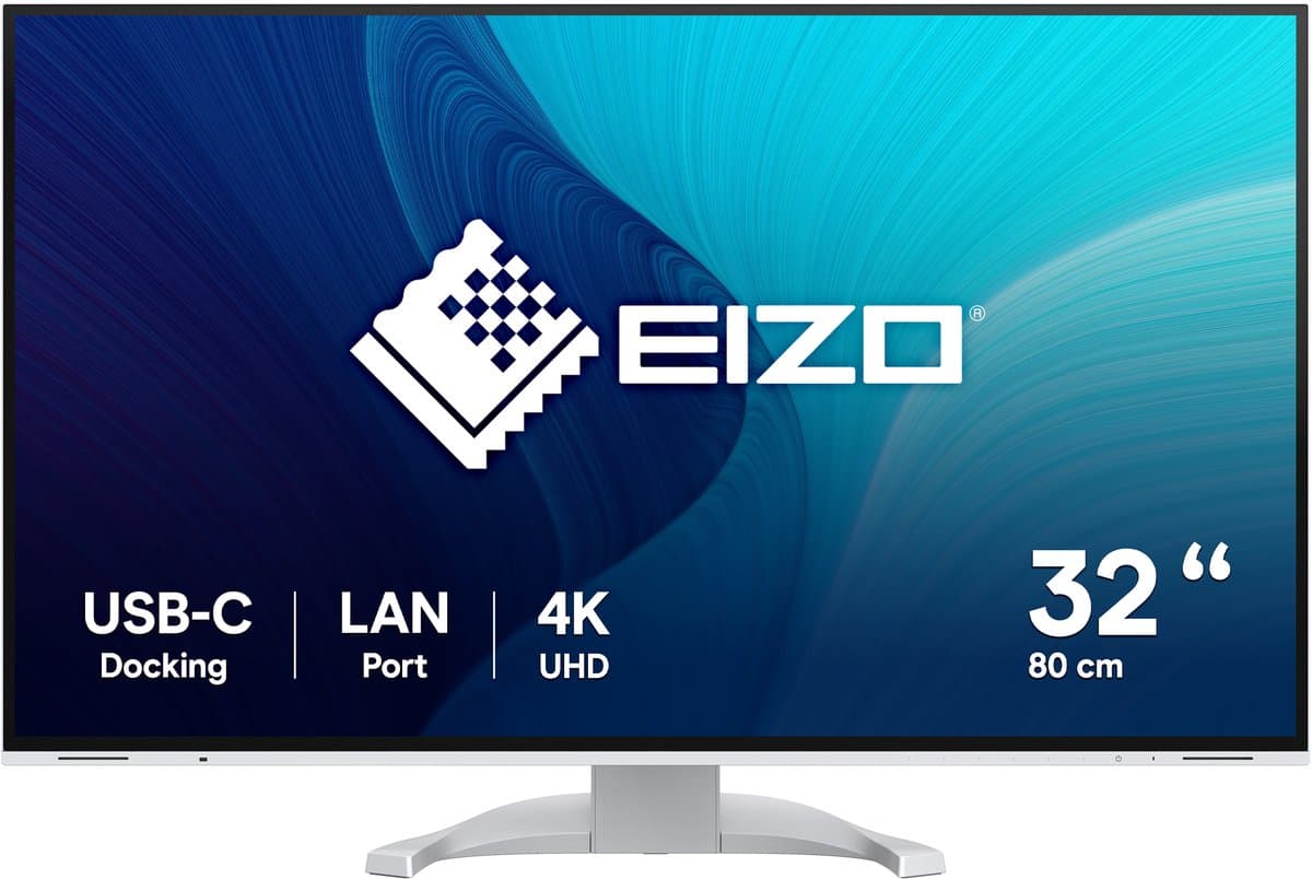 EIZO FlexScan EV3240X-WT LED display 80 cm (31.5") 3840 x 2160 Pixels 4K Ultra HD LCD Wit — afbeelding 1