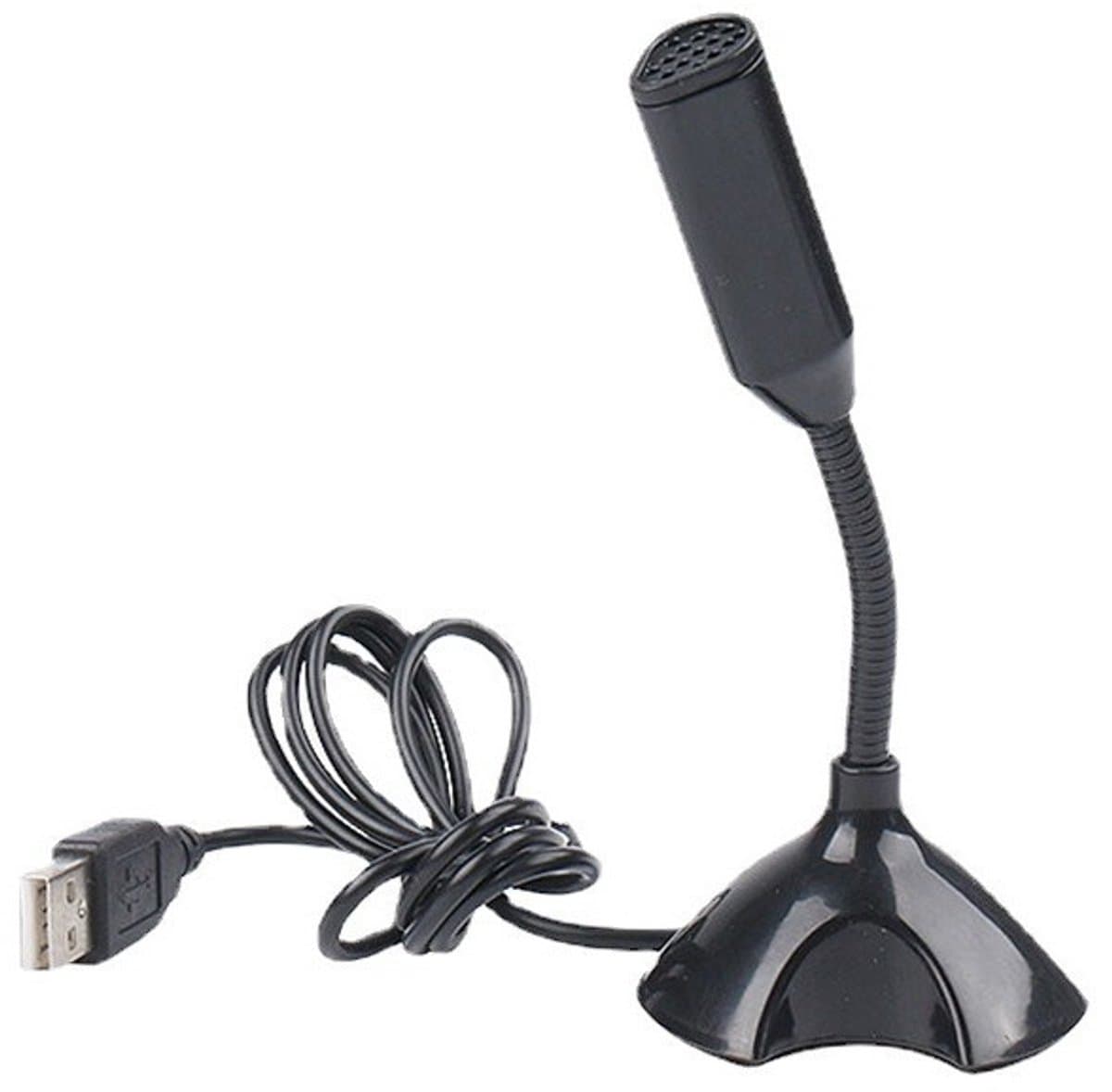 Verstelbare Ophalsboet Mini voor Laptop/Desktop Computers PC Microfoon, Plug and Play, Driver-Vrije Bureau Microfoon, Opnames, Spellen, Streaming, Podcasts. (3.5MM) — afbeelding 1
