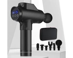 Massage Gun - Spier Stimulator - Spierherstel - Geluidsarm - 22 x 16 x 6cm - Zwart