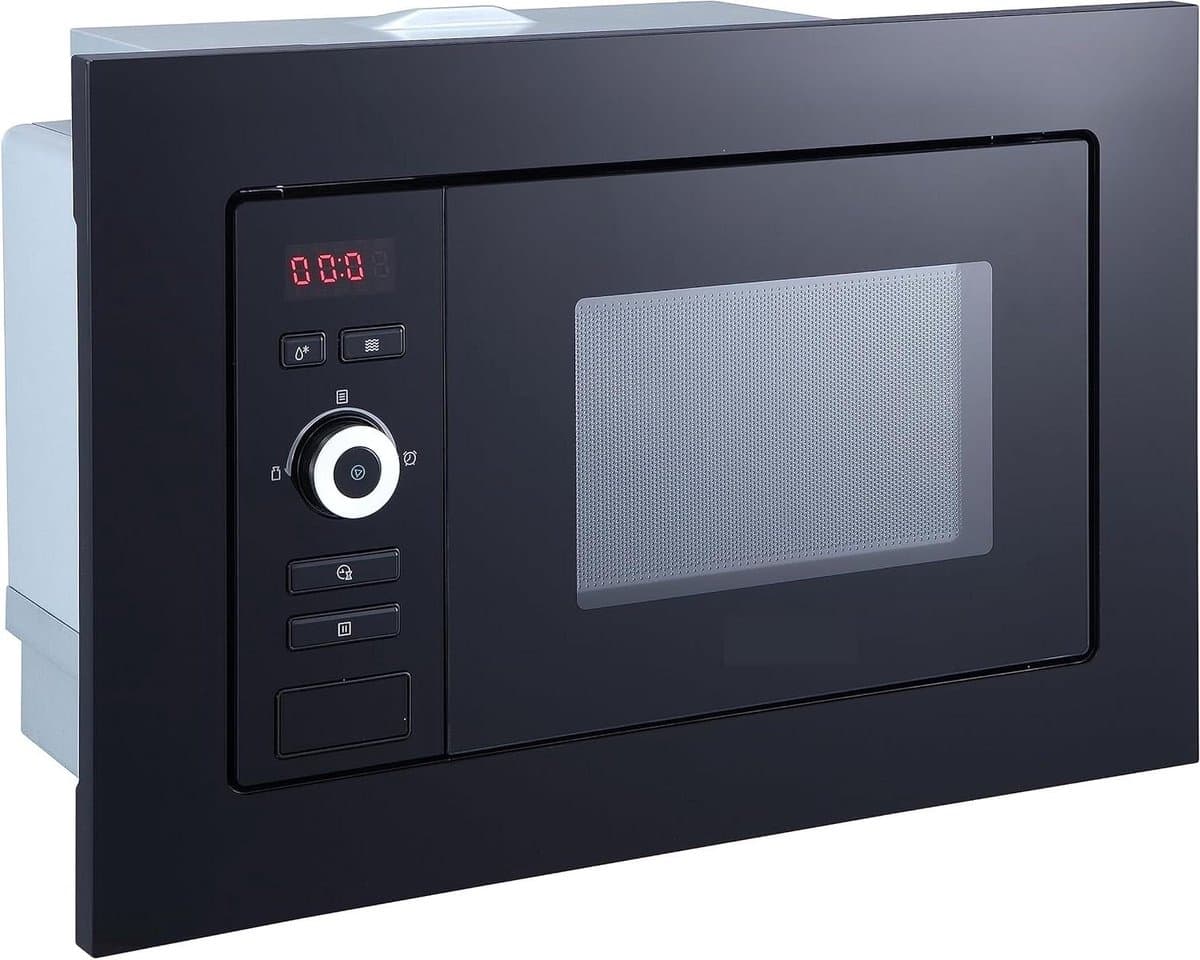 Inbouw Magnetron - Compacte Oven - Snel Opwarmen - 700 Watt Vermogen - 17 Liter Capaciteit - Zwart — afbeelding 1