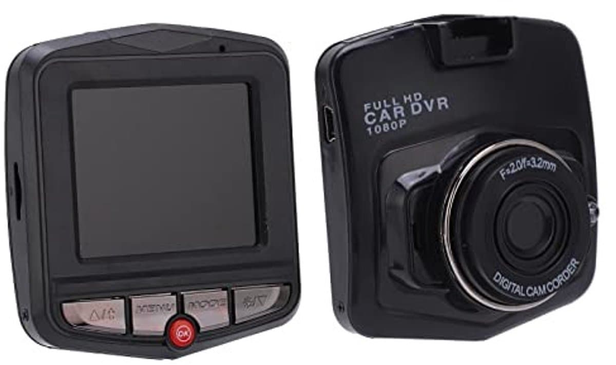 OmGoods - Dailygoody - Dash Cam - 1080P Full HD - Dubbele camera's voor en achter - 170° groothoek - Nachtzicht - Auto Dashboard Camera Recorder - Geschikt voor — afbeelding 1