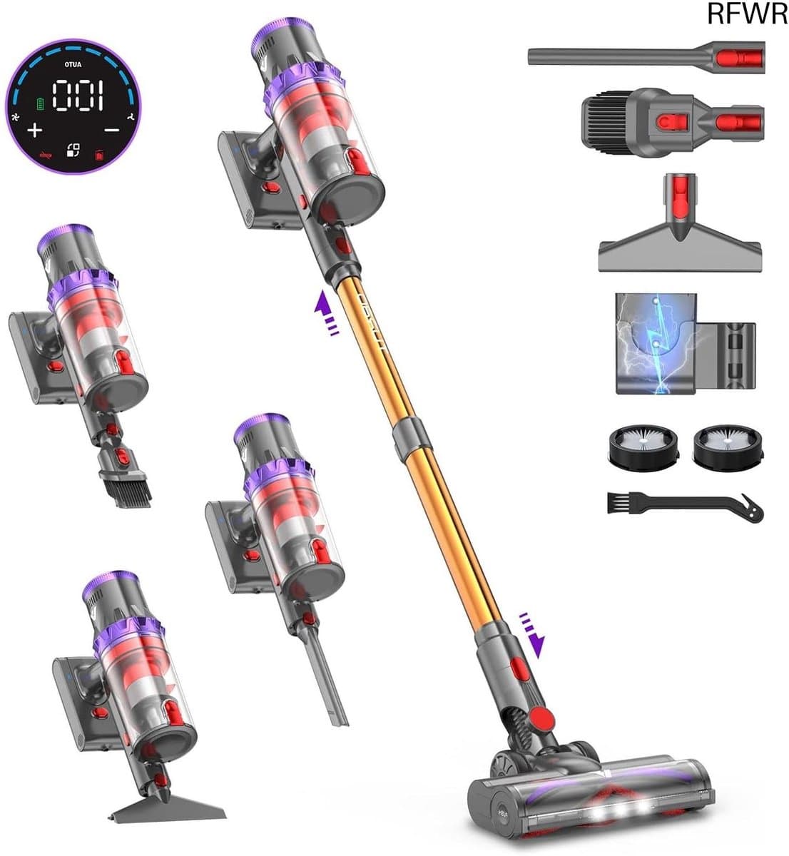 SteelStofzuiger Draadloos - Vacuum Cleaner - Kruimelzuiger - vuilopvang — afbeelding 1