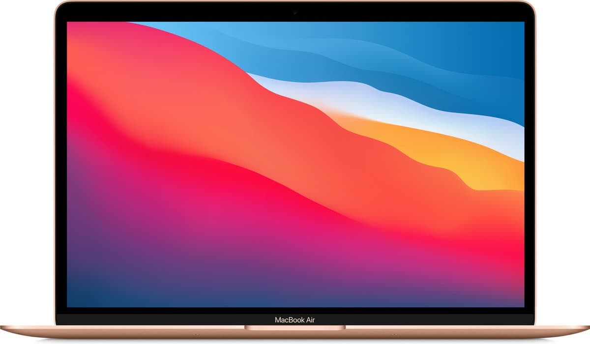 Apple 13" MacBook Air: Apple M1 chip with 8 core CPU ,8GB ,512GB - Gold *NEW* — afbeelding 1