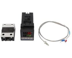 Temperatuurregelaar Digitale LED PID - Thermostaat - K-Thermoelement - Alarmfunctie - Max. 40 A SSR - AC 110-240 V