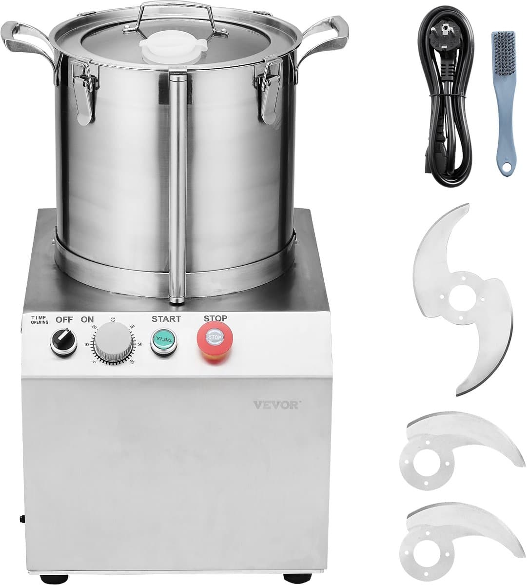 VEVOR Keukenmachine Groentenhakmolen Food Grade RVS Mixer 15L — afbeelding 1