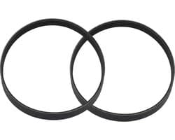 2 stuks Grasmaaier Aandrijfriemen FLY056/FL267 Compatibel met Flymo Easi Glide 300V 330 330XV 330XV Poly V Grasmaaiers Rubber Gesloten Loop Distributieriem 4PJ488