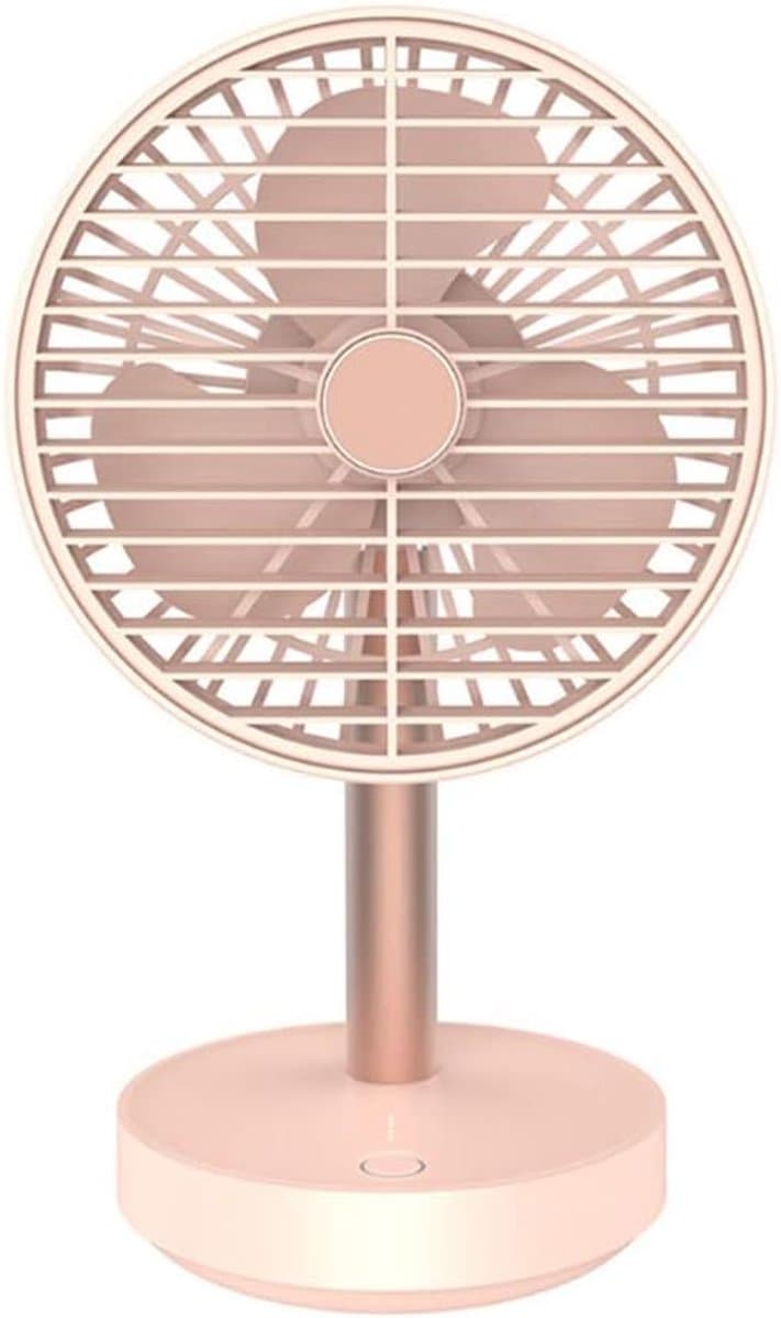 Bureau Ventilator - Persoonlijke Koeler - Verkoeling Binnen - 4 Snelheden - 165x140x295 mm - Roze — afbeelding 1