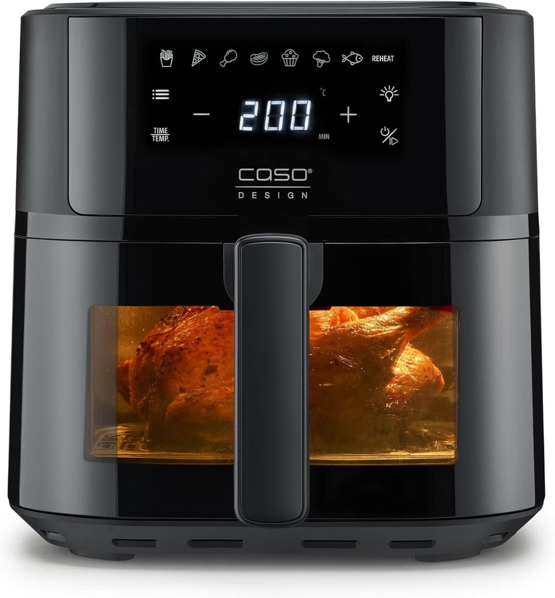Heteluchtfriteuse - Airfryer Oven - Gezond Koken - Stille Werking - 6 Liter - Zwart — afbeelding 1