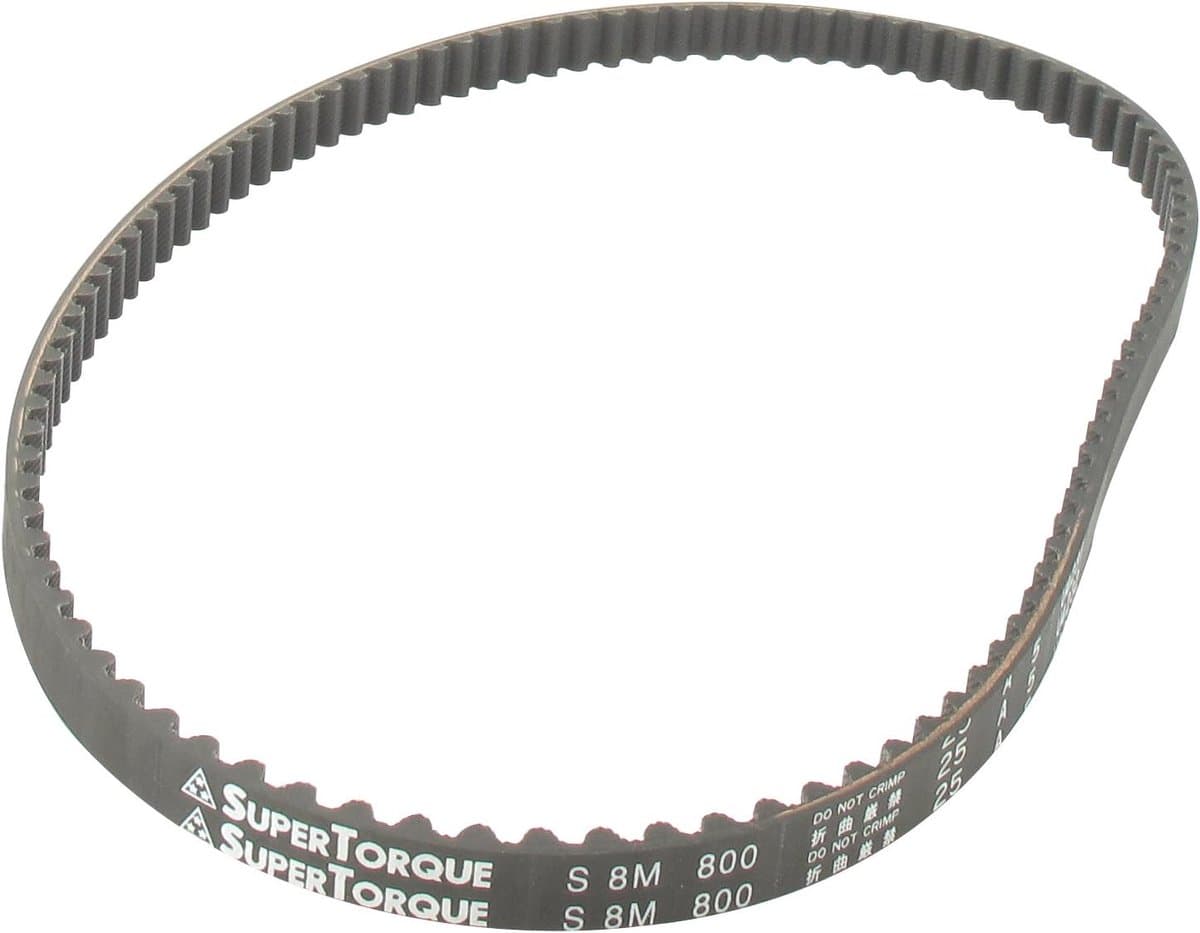 Aandrijfriem - Vervangingsriem - Grasmaaier Onderhoud - Enkele tand - 1040x12mm - Zwart — afbeelding 1