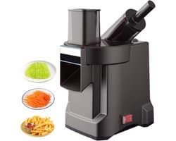 Keukenmachine - Groentesnijder Hakker - Maaltijden Bereiden - Verschillende Messen - 8.1x9.8x13.7in - Zilver