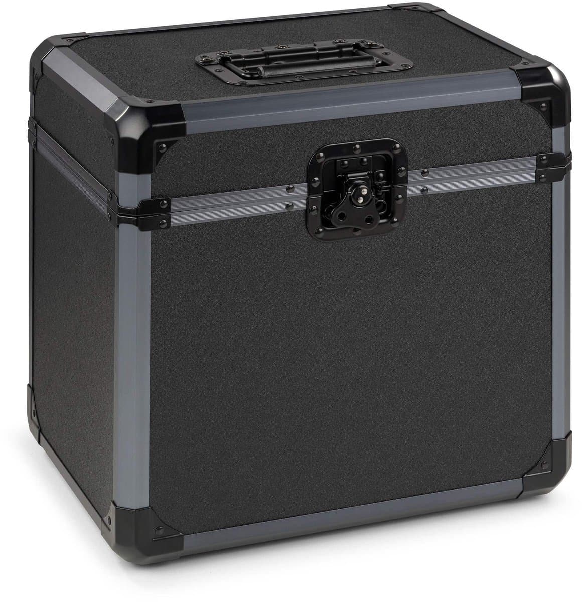 Platenkoffer - Vonyx RC82 - LP opbergsysteem voor 12 inch vinyl - LP koffer voor dagelijks gebruik en DJ’s - Zwart — afbeelding 1