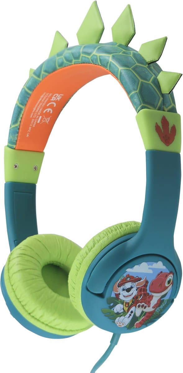 Paw Patrol - Dino - kinderkoptelefoon - volumebegrenzing - verstelbaar - comfortabel — afbeelding 1