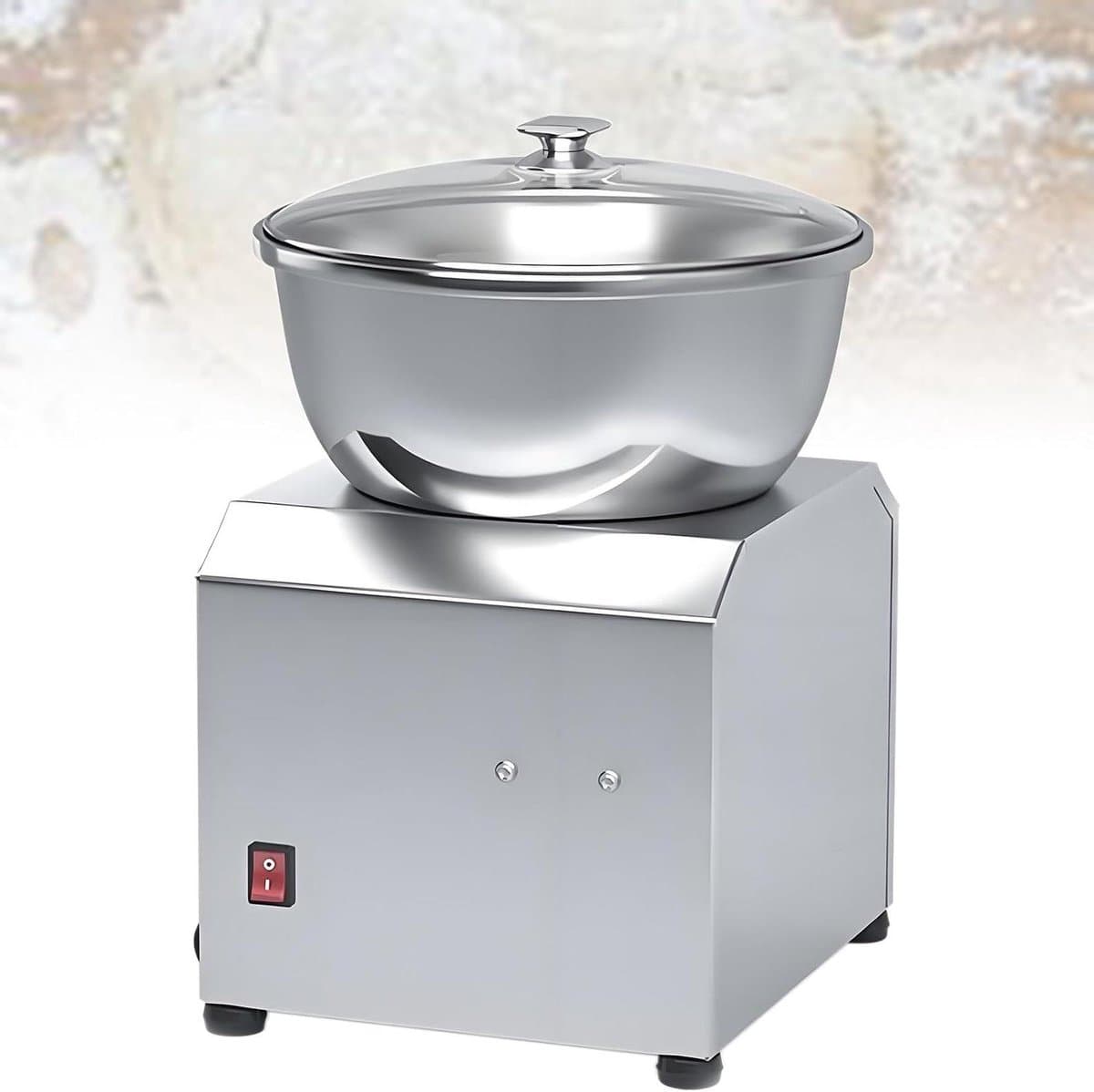 Deegmenger Keukenmachine - Deegmaker Kneedmachine - Bakken Deeg Maken - Grote Capaciteit - 3 kg bloem - Zilver — afbeelding 1
