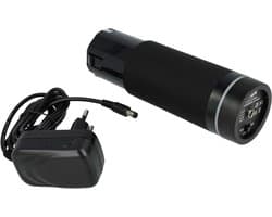 Massage Gun Oplaadset - Batterij en Lader - Massage Gun Opladen - Complete Set - 2400mAh - Zwart