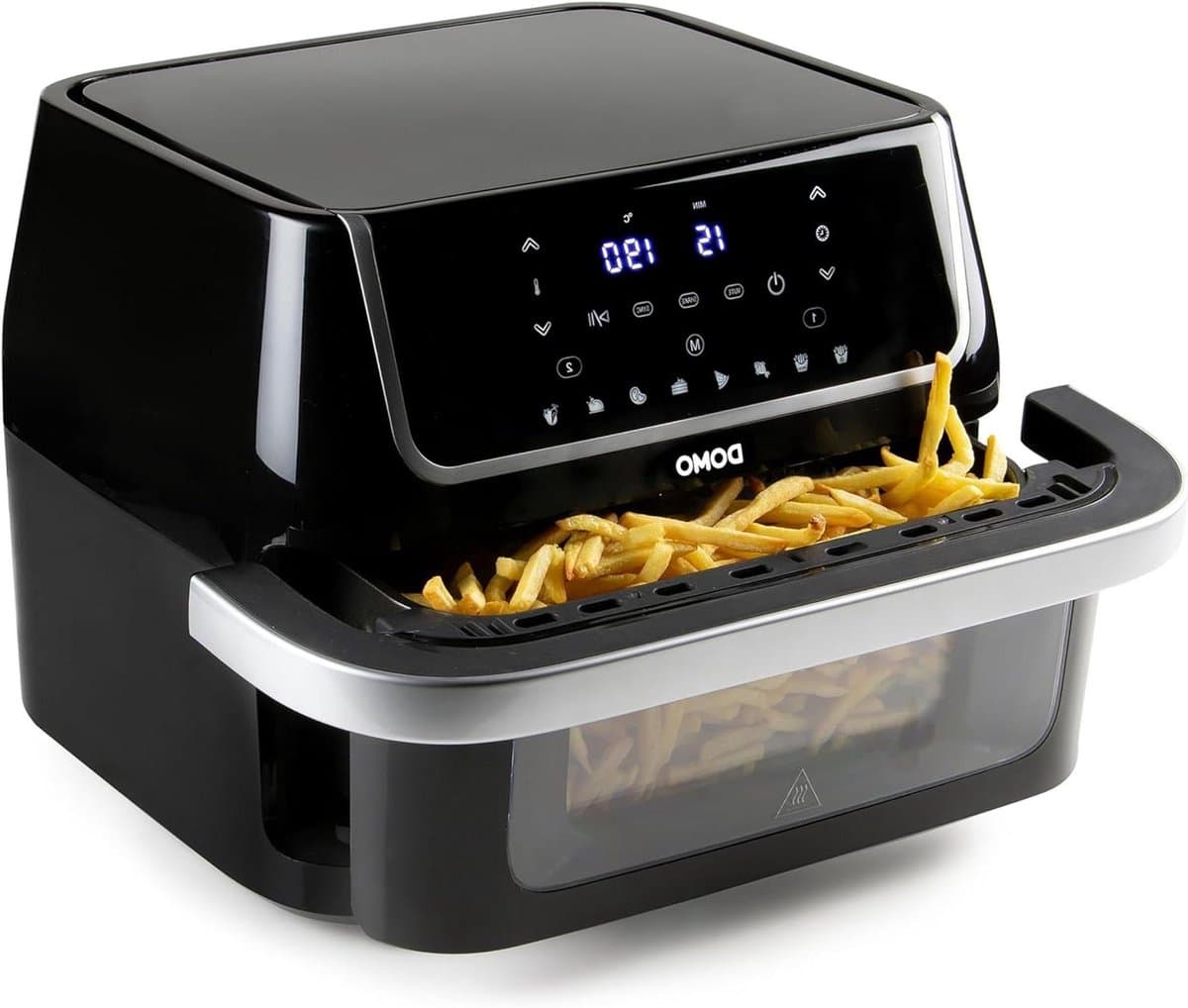 Airfryer met Venster - Hete Lucht Oven - Gezond Frituren - Flexibele Capaciteit - 10 Liter - Wit — afbeelding 1