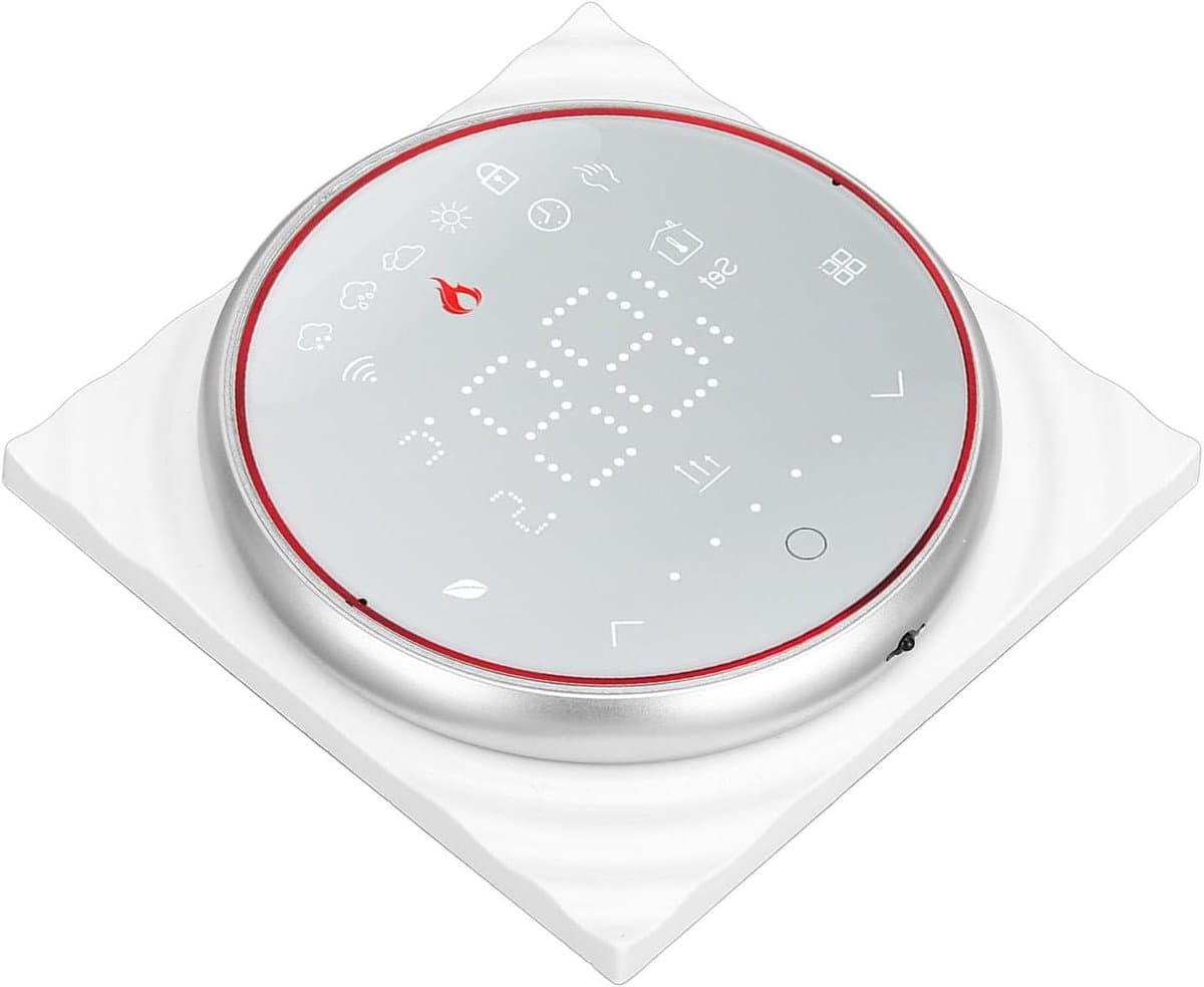 Slimme Thermostaat - Temperatuurregelaar Vloerverwarming - Energie Besparen - 5+1+1 Schema Mode - AC 95-240V - Wit — afbeelding 1