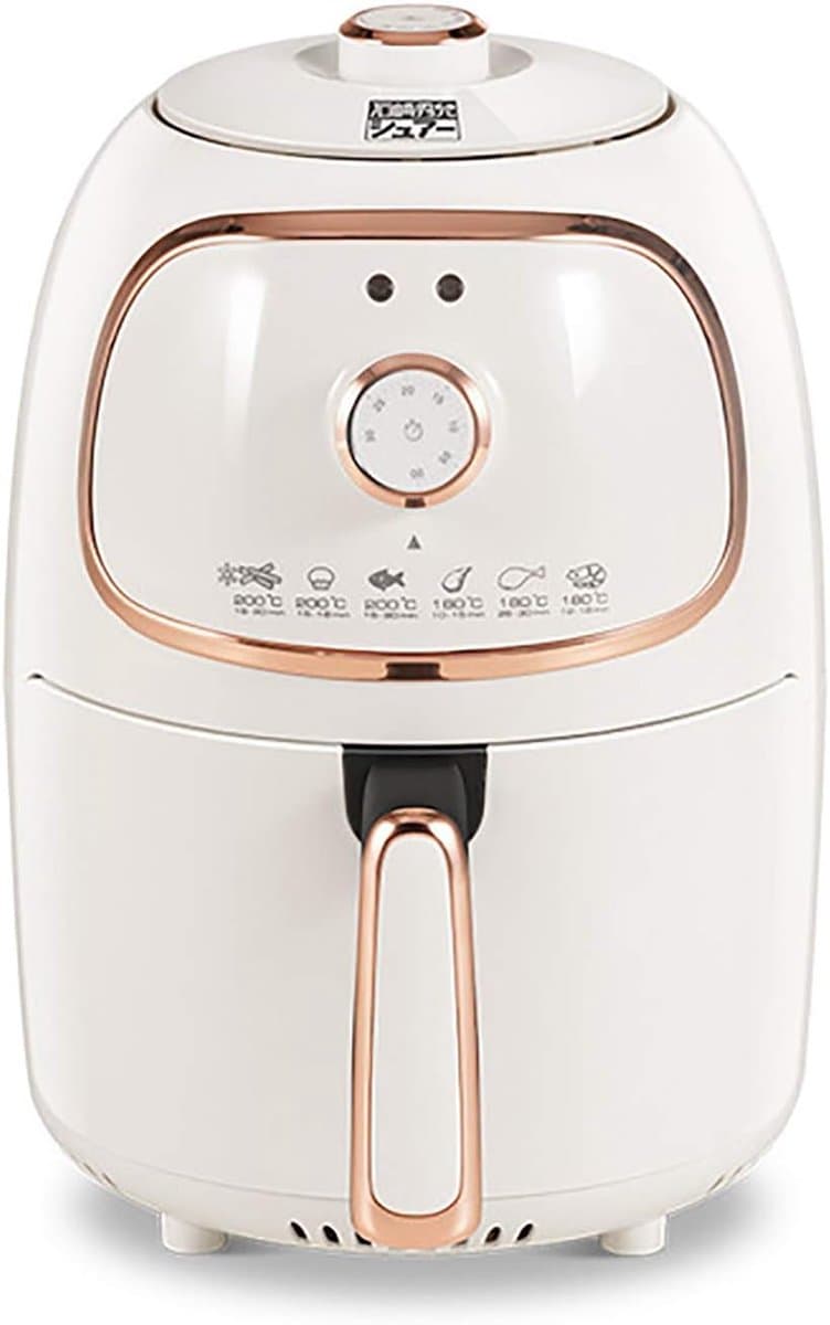 Airfryer - Heteluchtfriteuse Olievrije Friteuse - Gezond Frituren - Hoge Luchtcirculatie - 2 Liter - Wit — afbeelding 1